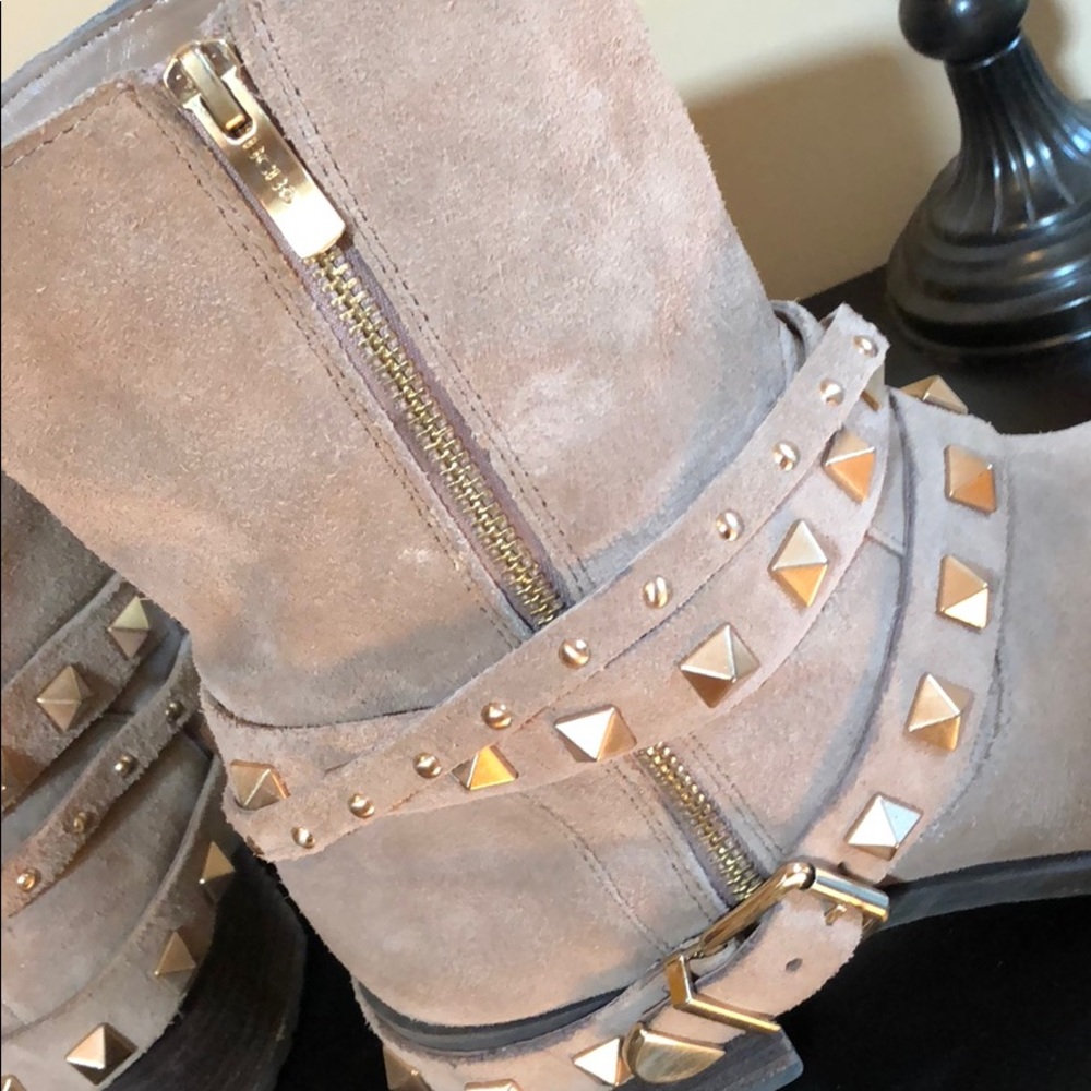 BCBGeneration Suede Studded Ankle Boots - Picture 6 of 8